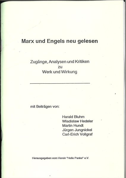 Marx und Engels neu gelesen