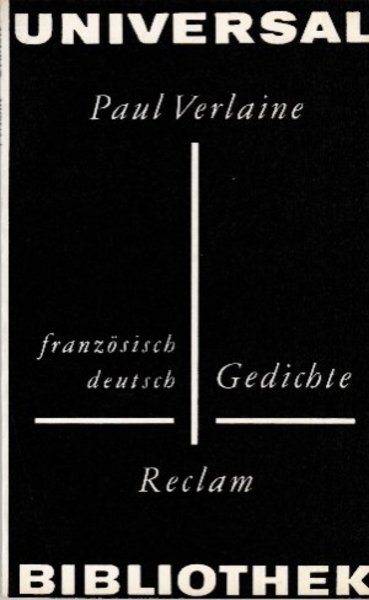 Gedichte (französisch-deutsch) Reclam Belletristik Bd. 368