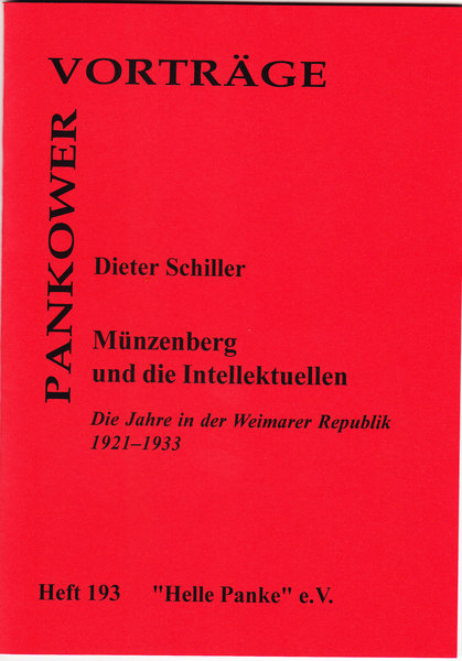 Heft 193: Münzenberg und die Intellektuellen