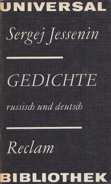 Gedichte. Russisch und deutsch. Reclam Universal Bibliothek  Belletristik Bd. 247