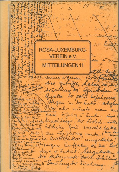 Die Planwirtschaft als Wirtschaftsordnung (Mitteilungen Nr. 11) Rosa-Luxemburg e. V.