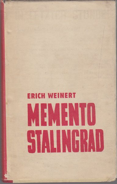 Memento Stalingrad. Ein Frontnotizbuch