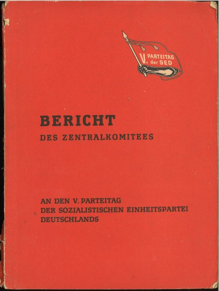 Bericht des ZK an den VI. Parteitag der SED. 15. b. 21. Januar 1963