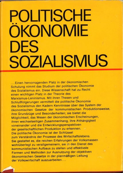 Politische Ökonomie des Sozialismus