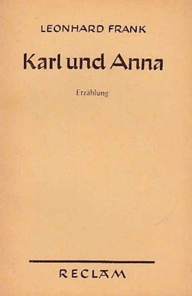 Karl und Anna. Erzählung. Universalbibl. Bd. 8000