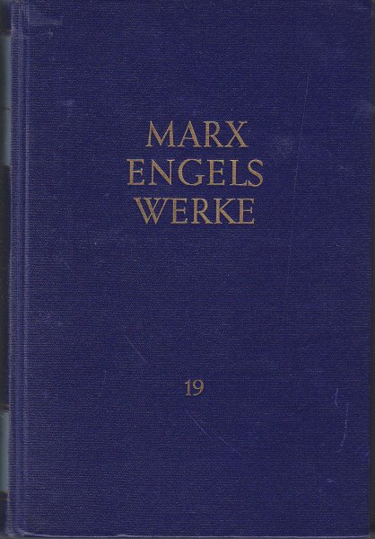 Werke. Band 19. (MEW) März 1875 bis Mai 1883