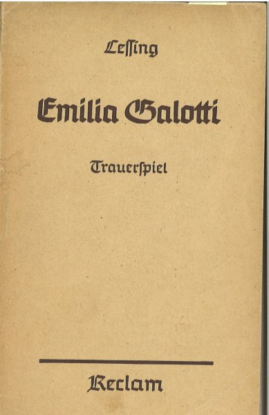 Emilia Galotti. Reclam 45