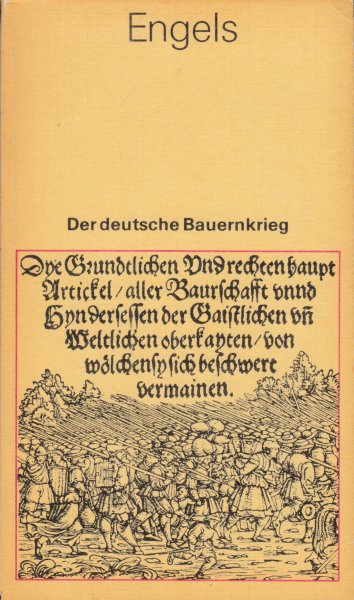 Der deutsche Bauernkrieg. Bücherei des M - L