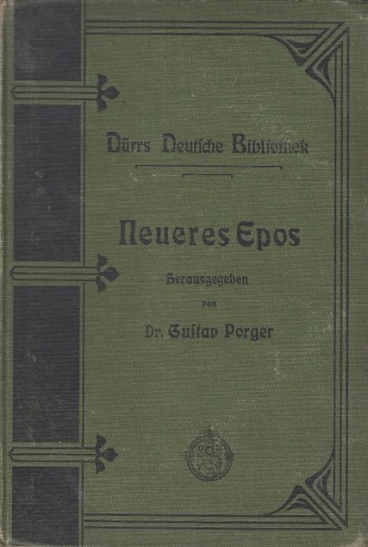 Dürrs Deutsche Bibliothek. Neueres Epos Bd. 2