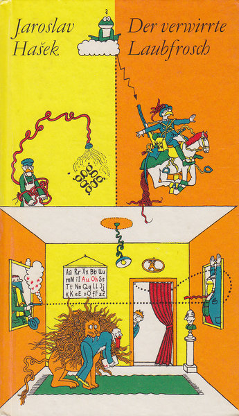Der verwirrte Laubfrosch und 35 andere lustige Geschichten. (Illustr. Rudolf Peschel) Die goldene Reihe   DDR-Kinderbuch
