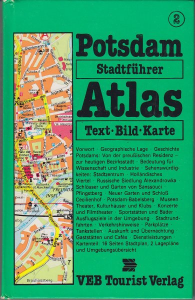 Tourist Stadtführer-Atlas Potsdam. Band 2