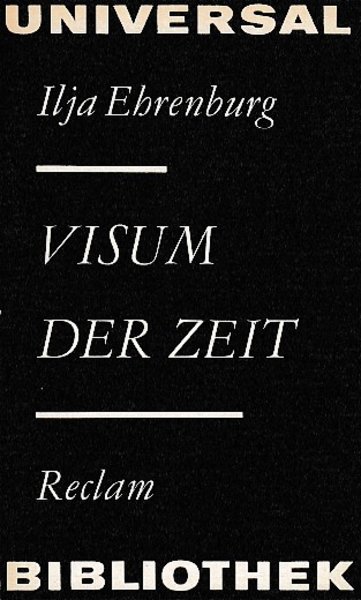 Visum der Zeit. Reclam Universal-Bibliothek Bd. 933