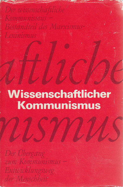 Wissenschaftlicher Kommunismus. Lehrbuch