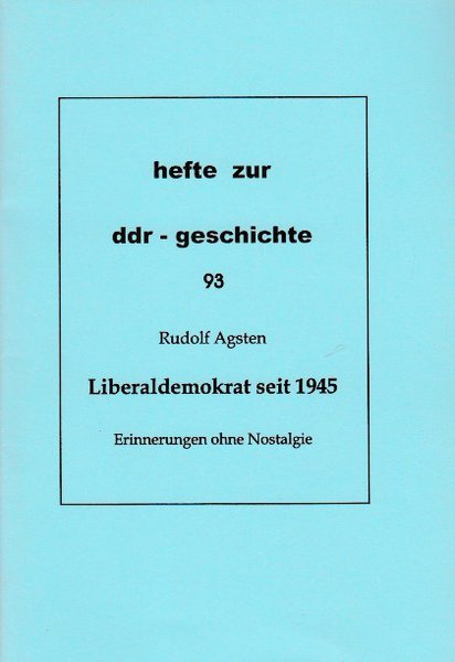 Heft 093: Liberaldemokrat seit 1945
