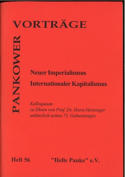 Heft 056: Neuer Imperialismus - Internationaler Kapitalismus