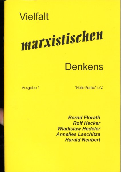 Vielfalt marxistischen Denkens (Ausgabe 1)