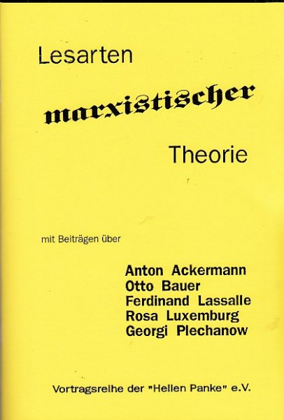 Lesarten marxistischer Theorie (Ausgabe 2)