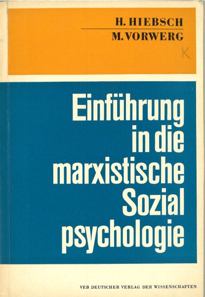 Einführung in die marxistische Sozialpsychologie
