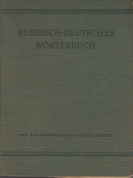 Russisch-deutsches Wörterbuch. Mit etwa 50 000 Wörtern