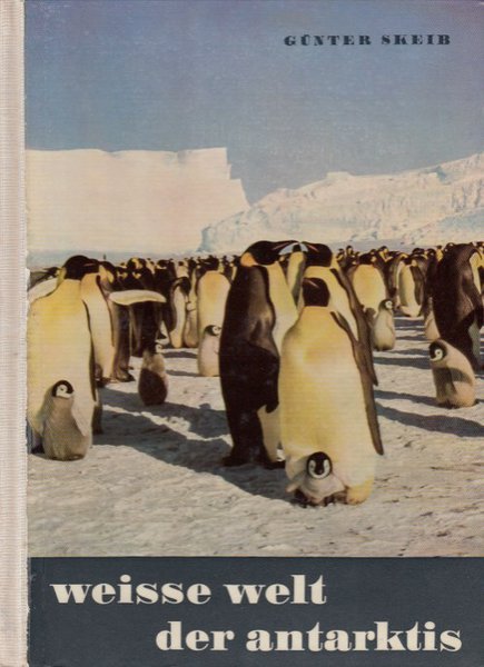 Weisse Welt der Antarktis. Bild-Text-Band (schwarz-weiß)