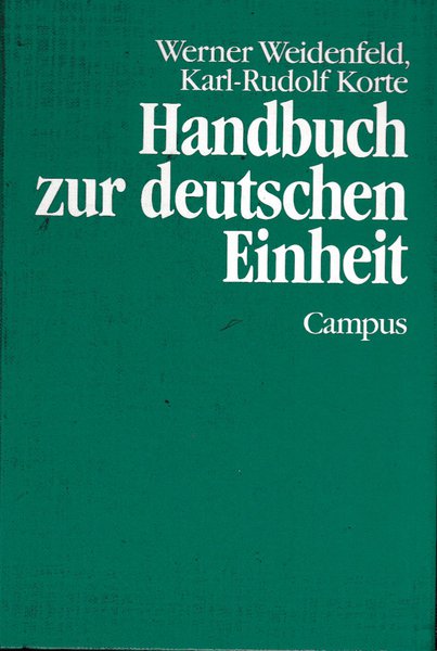 Handbuch zur deutschen Einheit