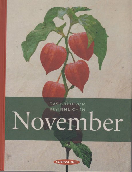 Das Buch vom besinnlichen November. Mit einer Geschichte von Karen Duve