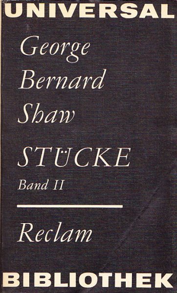 Stücke Band II. Belletristik mit Lagerspuren am Einband Reclam-Universal Bibliothek Bd. 667