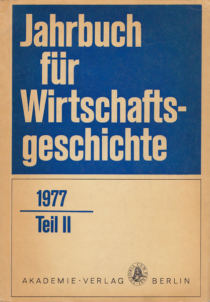 Jahrbuch für Wirtschaftsgeschichte 1977 Teil II
