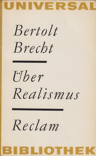 Über Realismus. Reclam Universal Bibliothek  Sprache u. Literatur Bd. 442 - 1. Auflage