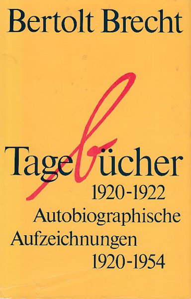 Tagebücher 1920-1922 Autobiographische Aufzeichnungen 1920-1954