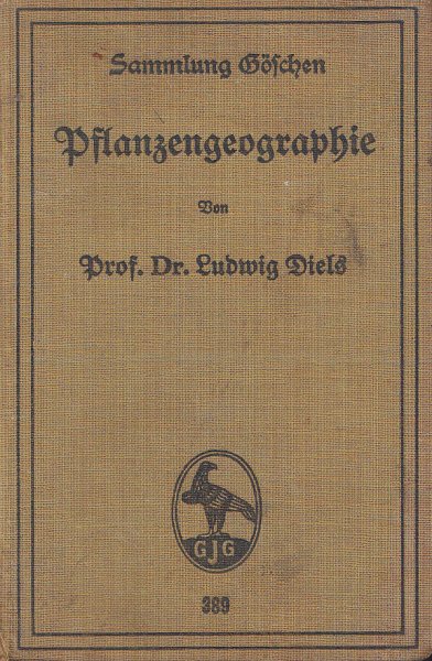 Pflanzengeographie. Sammlung Göschen Bd. 389 (Mit Bleistiftanstreichungen)