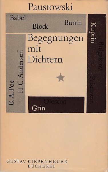 Begegnungen mit Dichtern. Gustav Kiepenheur Bücherei