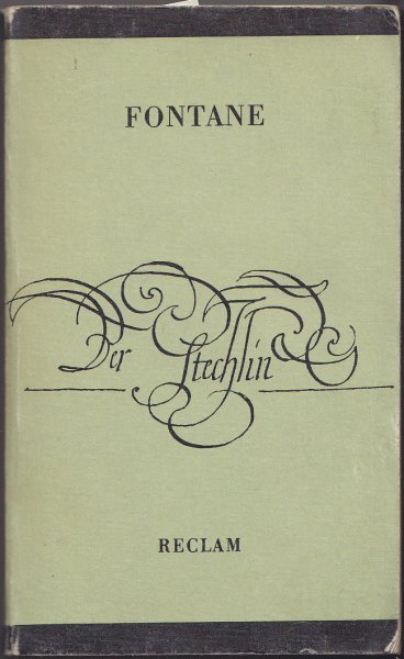 Der Stechlin. Roman. Reclam Universal Bibliothek Belletristik Bd. 535