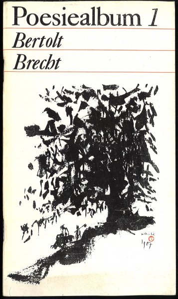 Poesiealbum 1 Bertolt Brecht (Umschlagvignette von Werner Klemke)