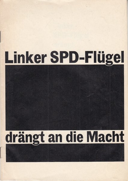 Linker SPD-Flügel drängt an die Macht