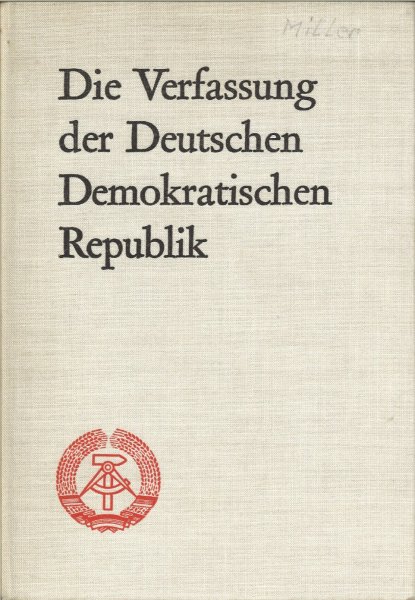 Verfassung der DDR vom 6. April 1968