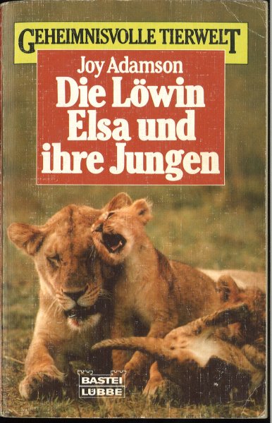 Die Löwin Elsa und ihre Jungen. Bastei/Lübbe Taschenbuch Nr. 63209