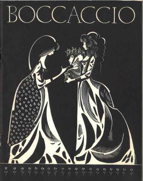 Boccaccio Zeichnungen, Gemälde, Aquarelle und Illustrationen zum Dichter und zu seinem Werk. Katalog zur Ausstellung 12.7. bis 6.8. 1972  Neue Berliner Galerie