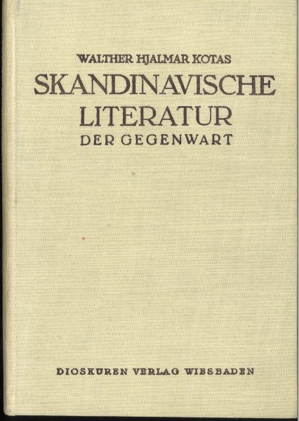 Skandinavische Literatur der Gegenwart seit 1870