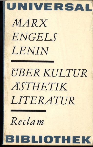 Über Kultur Ästhetik Literatur. Reclam Geschichte und Kultur Bd. 30